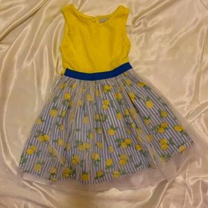 Formal Fruity Lemon Dress